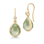 Paloma Earrings Olive Crystal