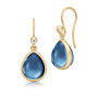 Paloma Earrings Sapphire Blue Crystal