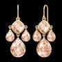 Olivia Chandeliers Peach Morganite