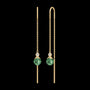 Berry Chain Earrings Turmalin