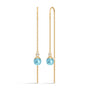 Berry Chain Earrings Ice Blue