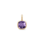 Olivia Pendant Amethyst Crystal