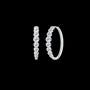 Lumen Midi Hoops F-G/VS brilliant cut diamond