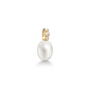 Lovina Pendant GH/VS brilliant cut diamond and white freshwater pearl