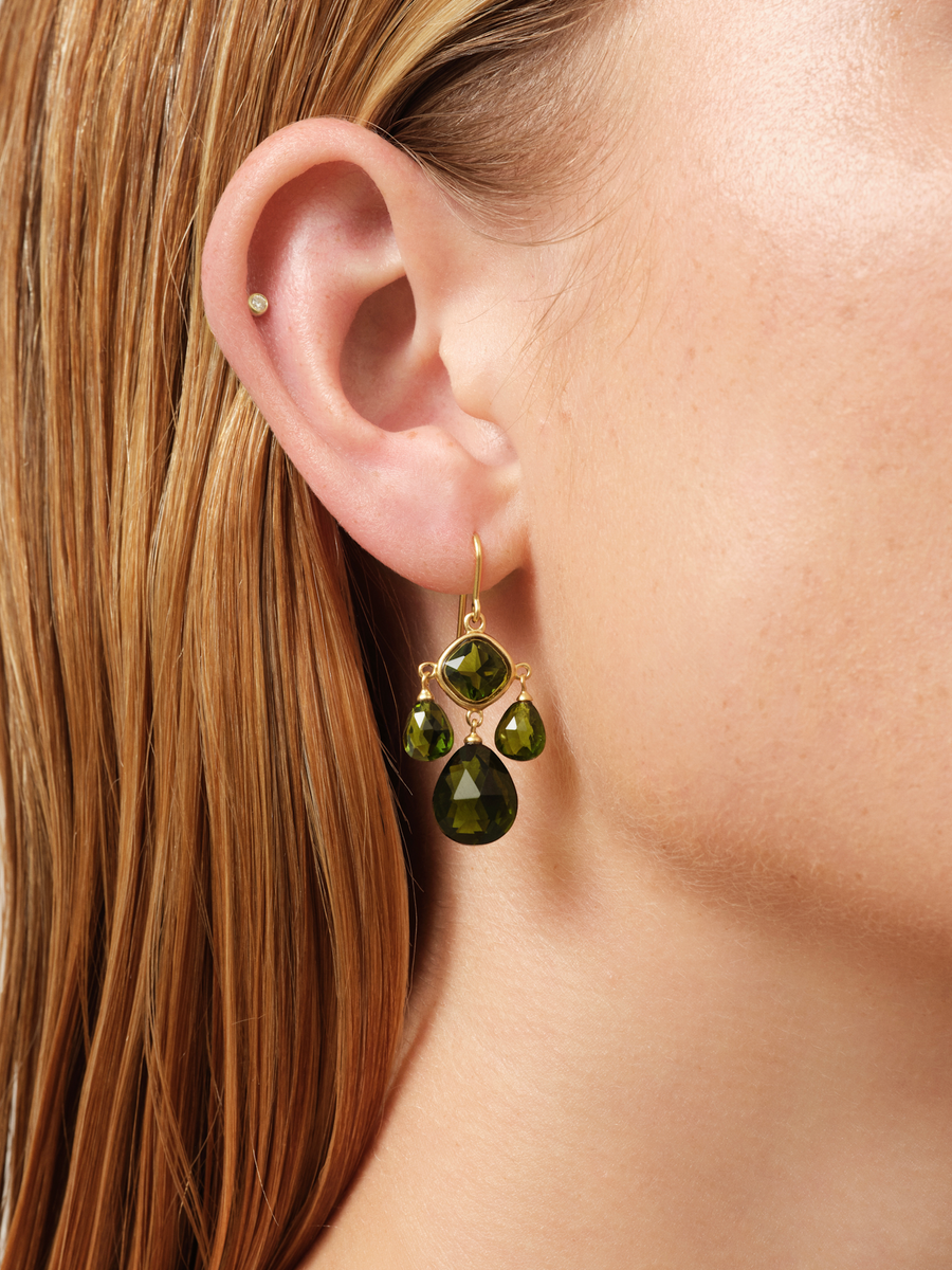 Olivia Chandeliers Olive Green