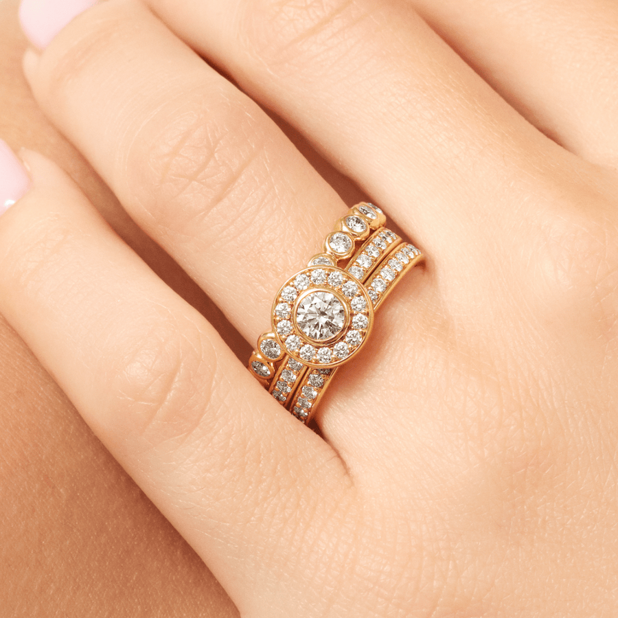 Heritage P.S. Ring F-G/VS and I/SI brilliant cut diamond