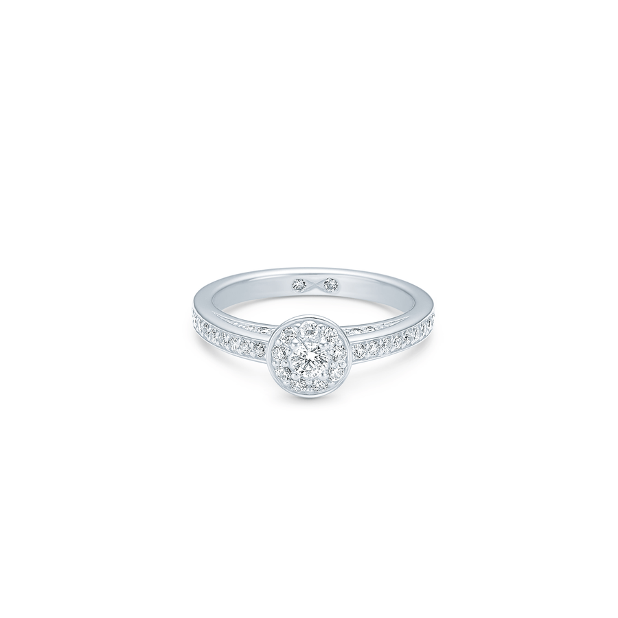 Eternity 0.58c Diamond Ring Top Wesselton Diamond