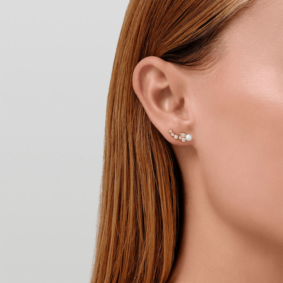 Etcetera Earstuds Clear