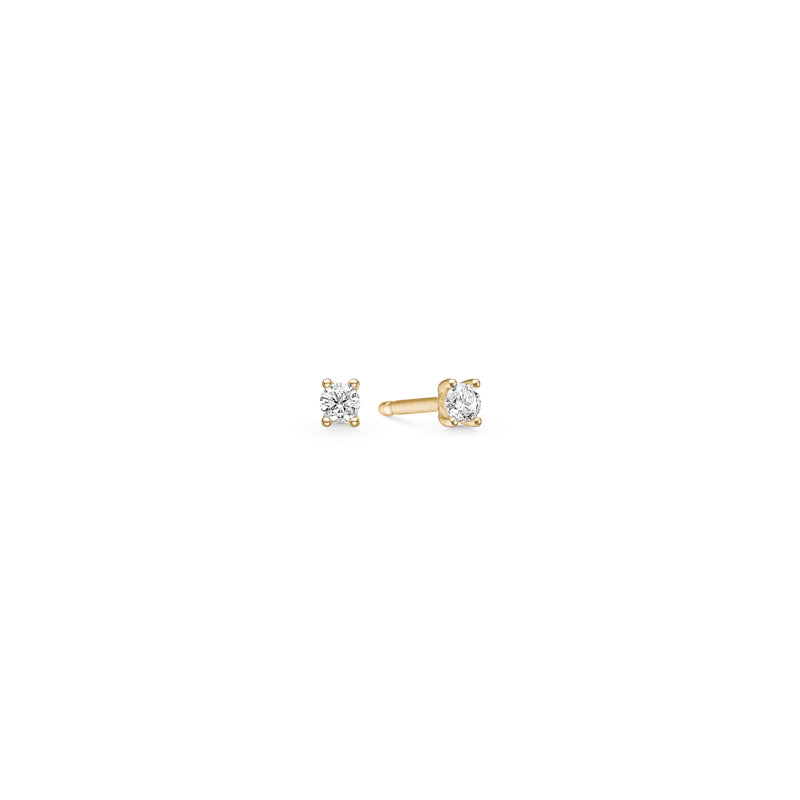 Dainty Earstuds Top Wesselton Diamond