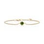 Primini Bracelet Moss Green Crystal