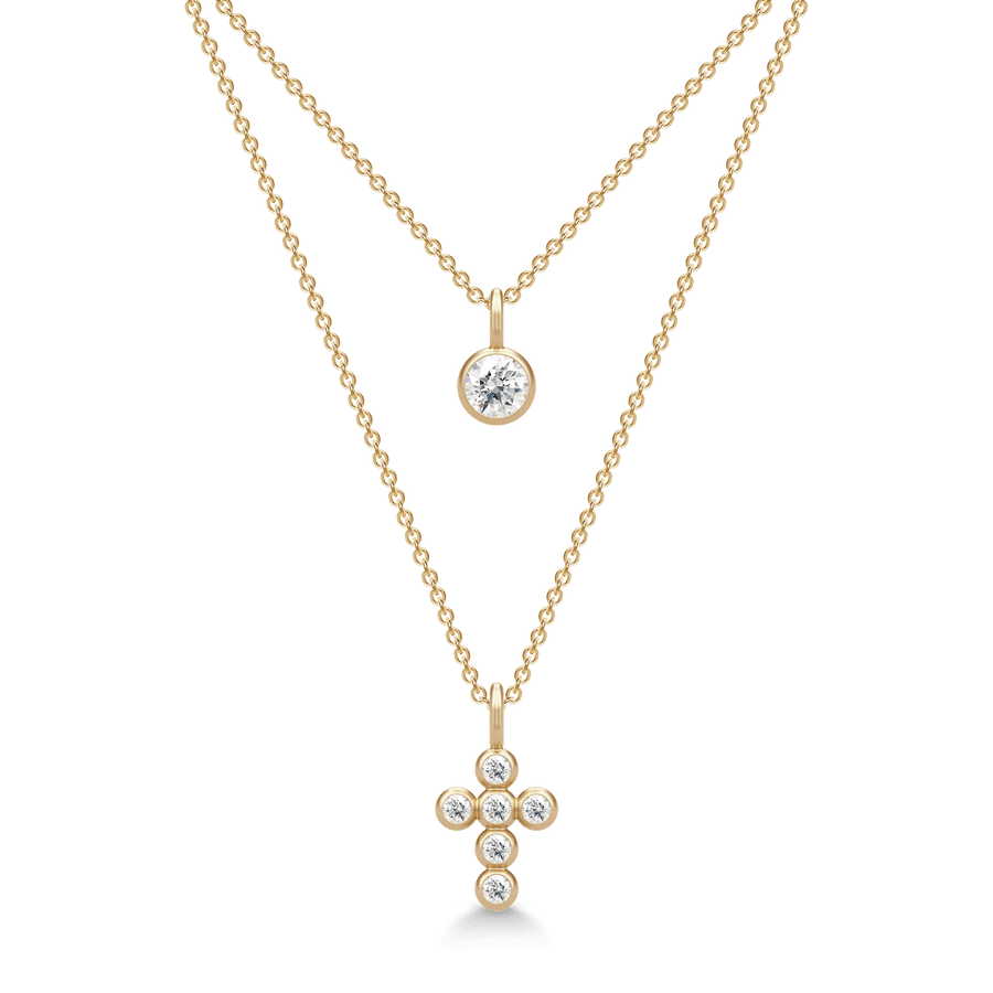 Diamond Cross Pendant