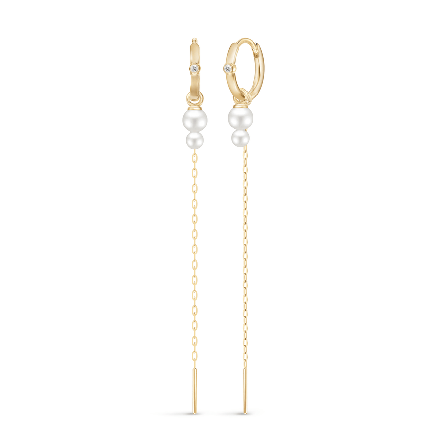Purity ear pendant Look Top Wesselton Diamond