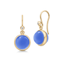 Prime Earrings Royal Blue Crystal