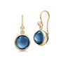 Prime Earrings Sapphire Blue Crystal