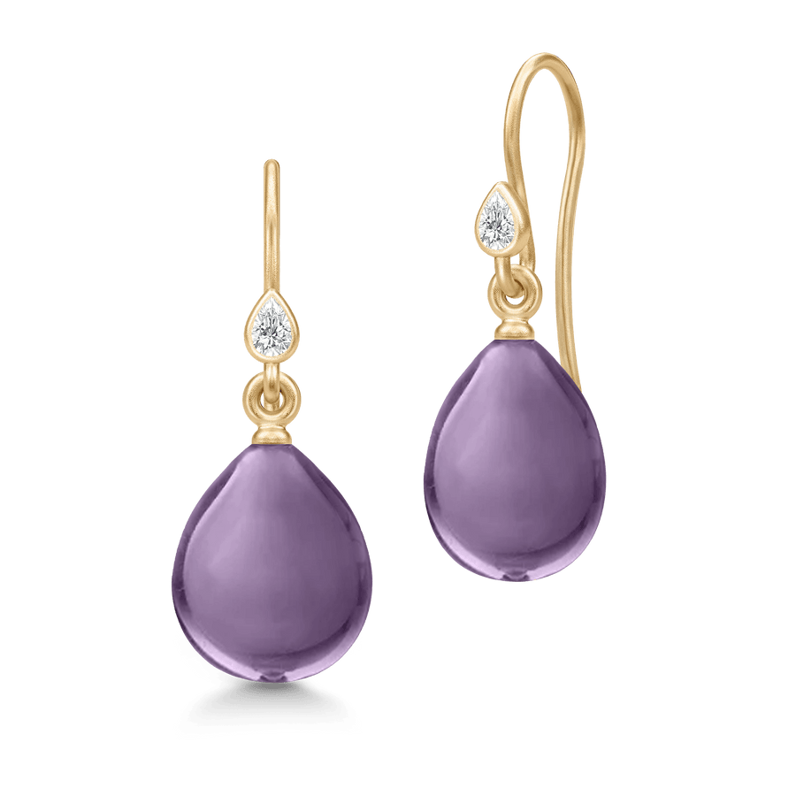 Prima Ballerina Earrings Amethyst