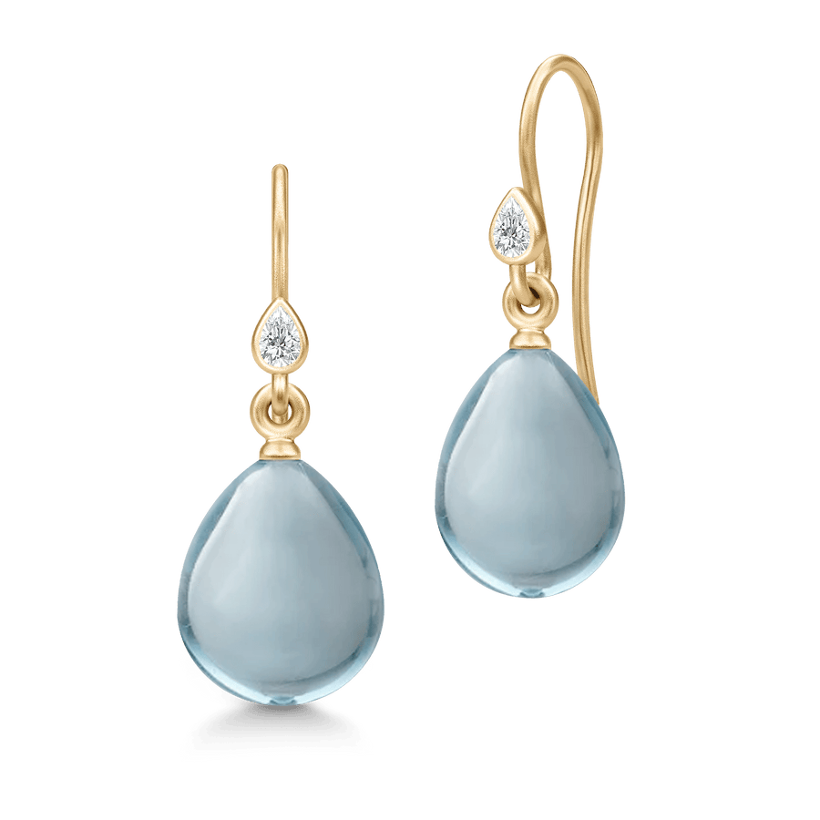 Prima Ballerina Earrings Ocean Blue