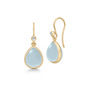 Paloma Earrings Aqua Blue Crystal