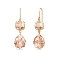 Olivia Earrings Peach