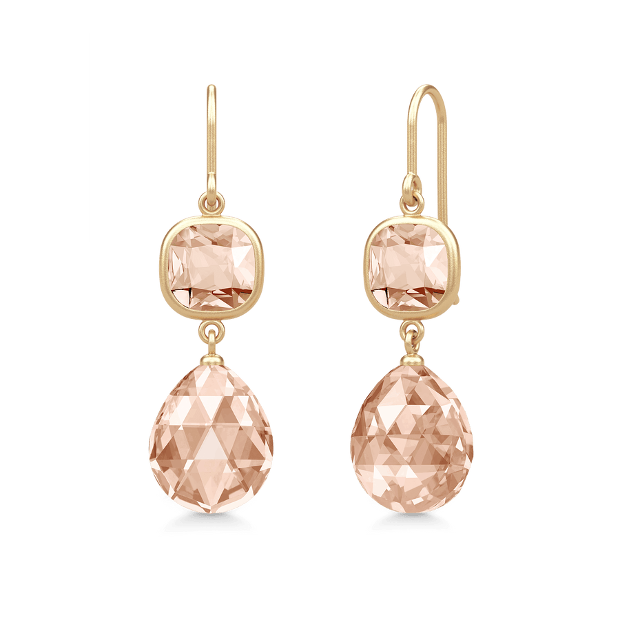 Olivia Earrings Peach