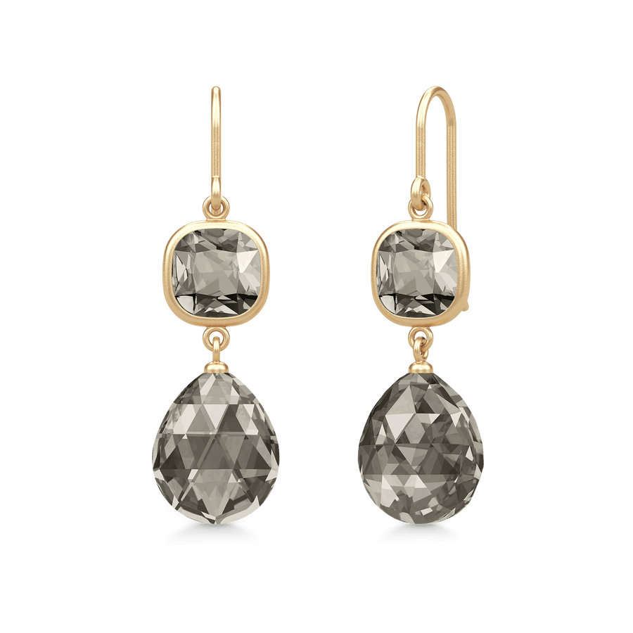 Olivia Earrings Smokey