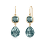 Olivia Earrings Midnight Crystal