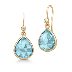 Lea Earrings Aqua Blue