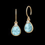 Leela Earrings Aqua Blue