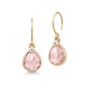 Leela Earrings Dusty Rose Crystal