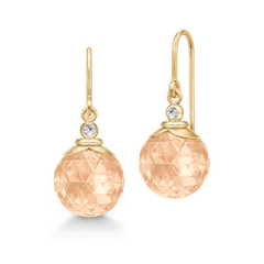 Berry Earring Peach Morganite