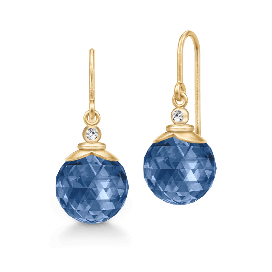 Berry Earring Sapphire Blue