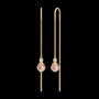 Berry Chain Earring Turmalin Rose