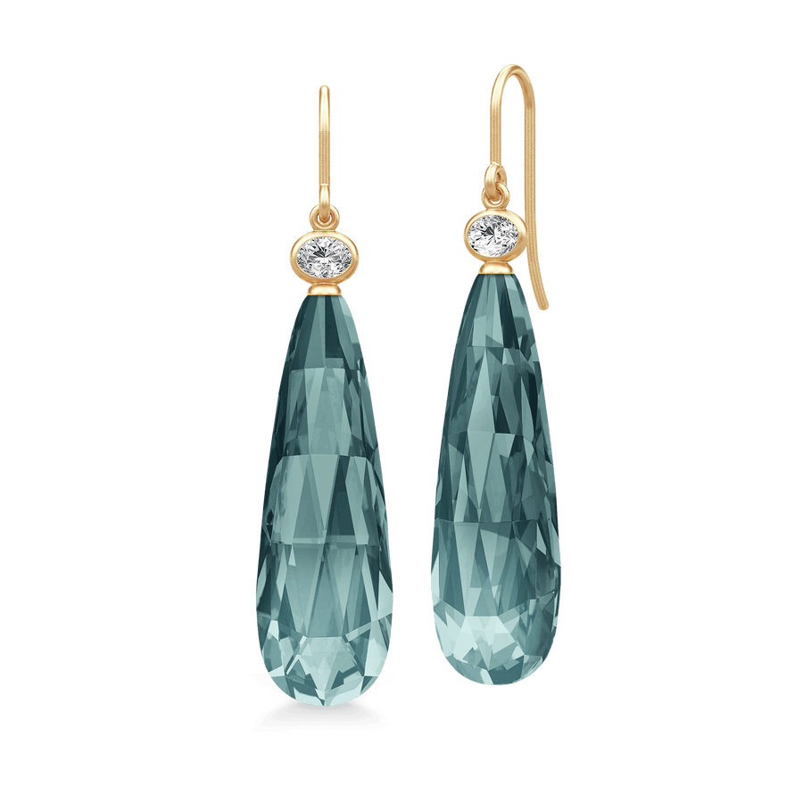 Ofelia Drop Earrings Midnight Blue