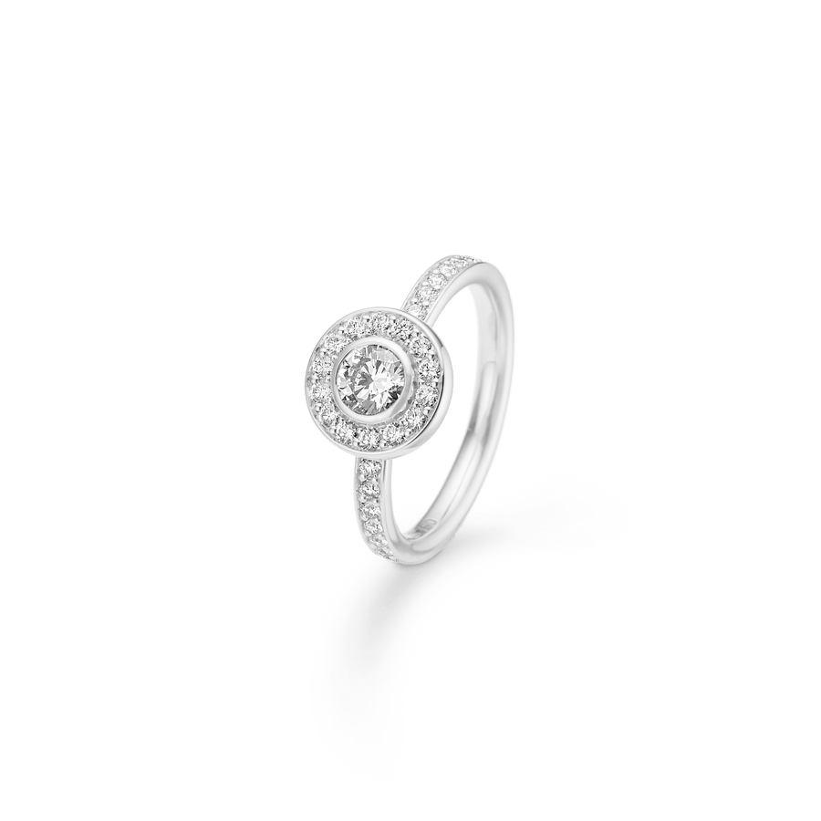 Heritage P.S. Ring F-G/VS and I/SI brilliant cut diamond