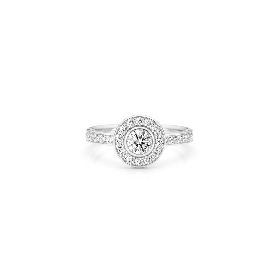 Heritage P.S. Ring F-G/VS and I/SI brilliant cut diamond