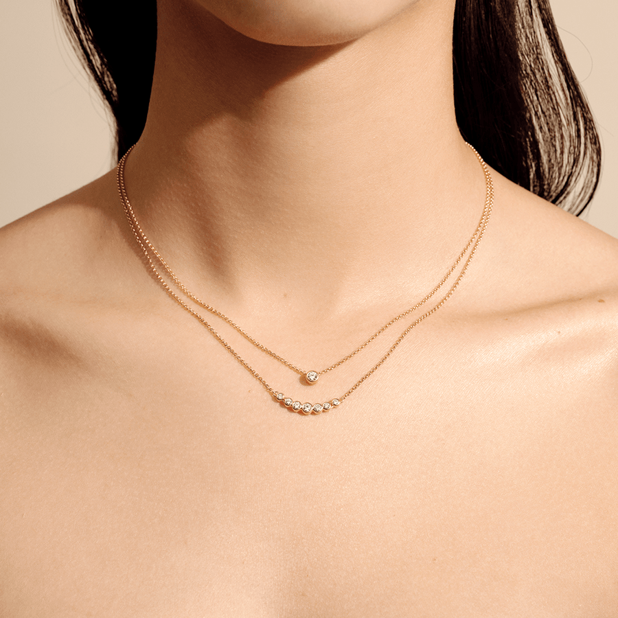 Luster Necklace Top Wesselton Diamond