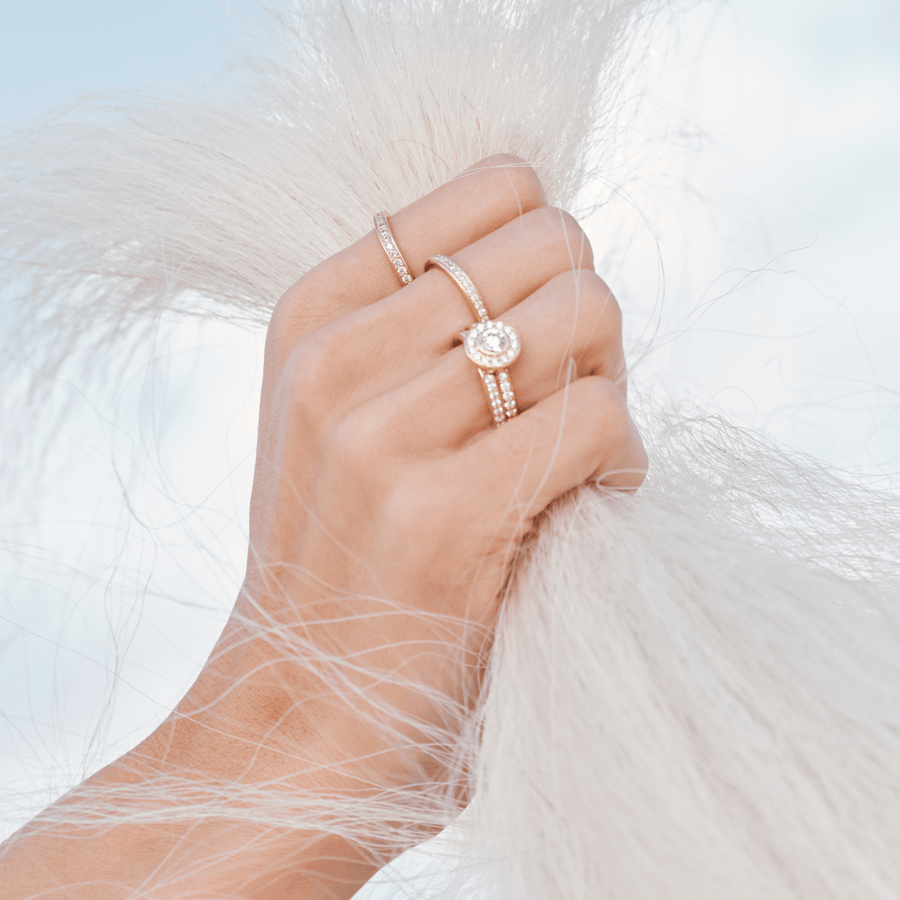 Heritage P.S. Ring F-G/VS and I/SI brilliant cut diamond