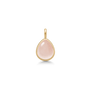 Paloma Pendant Milky Rose Crystal