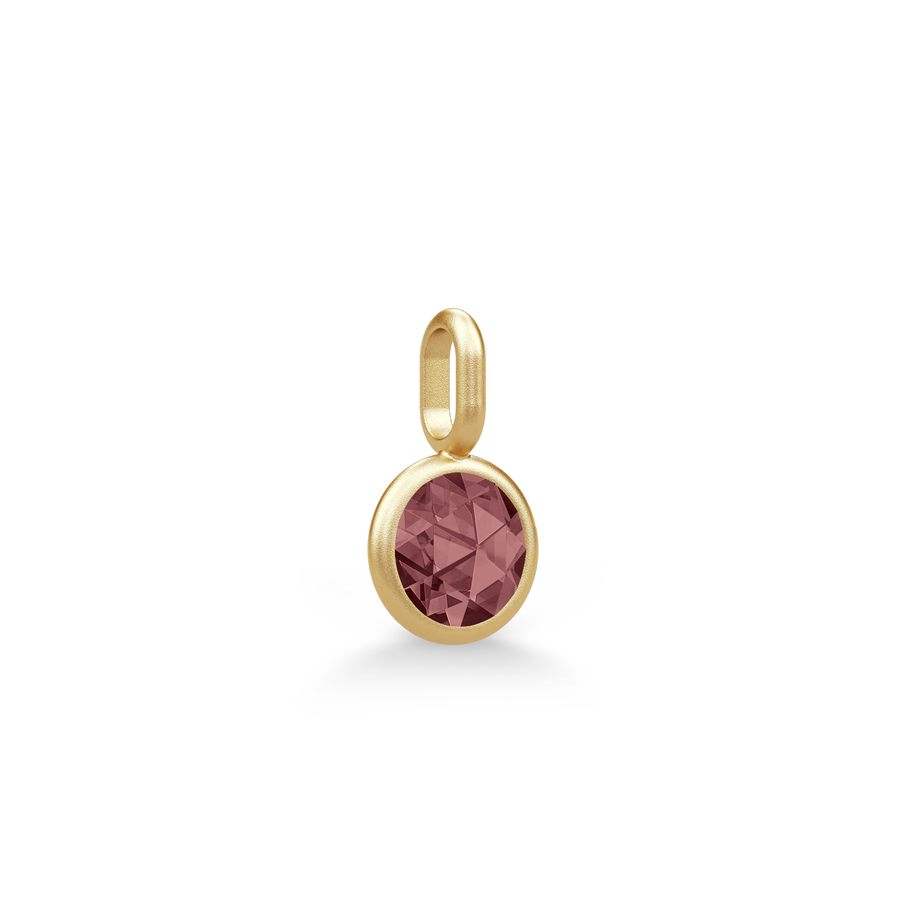 Cocktail mini pendant Rhodolite Crystal