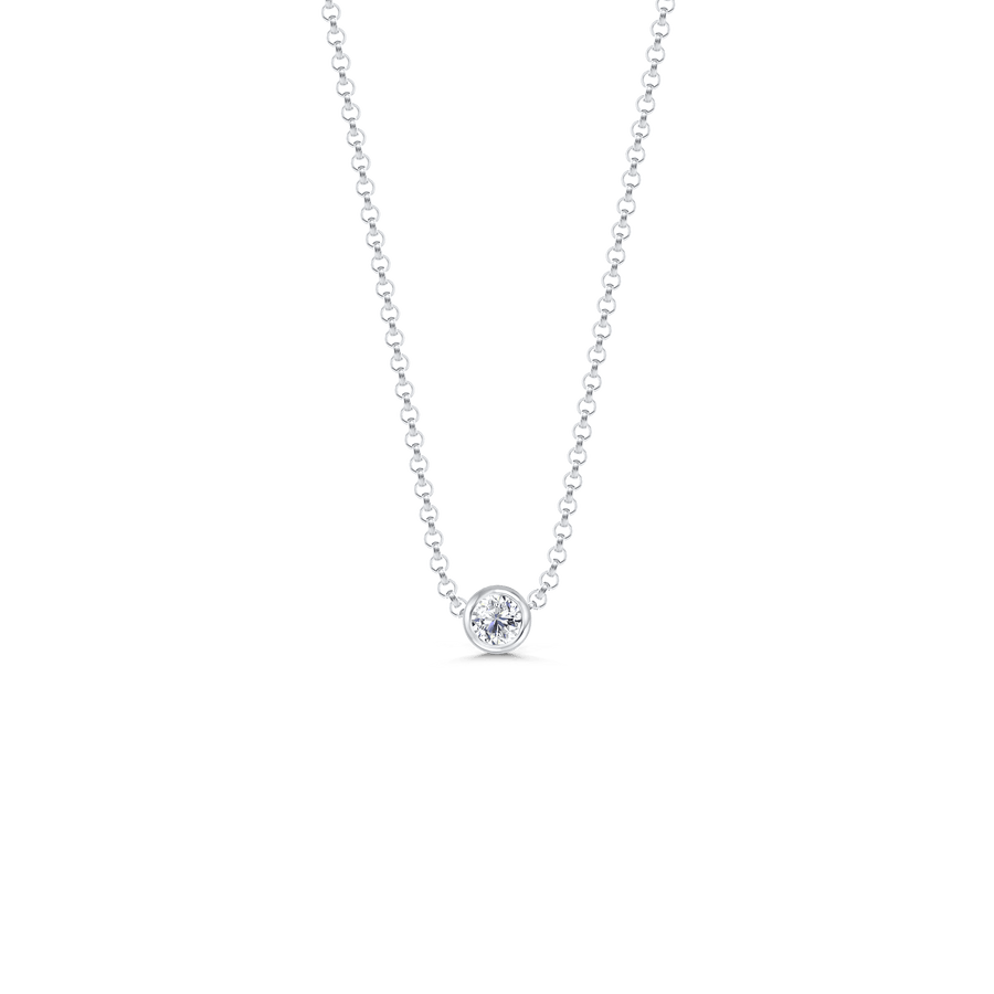 Luster Necklace Top Wesselton Diamond