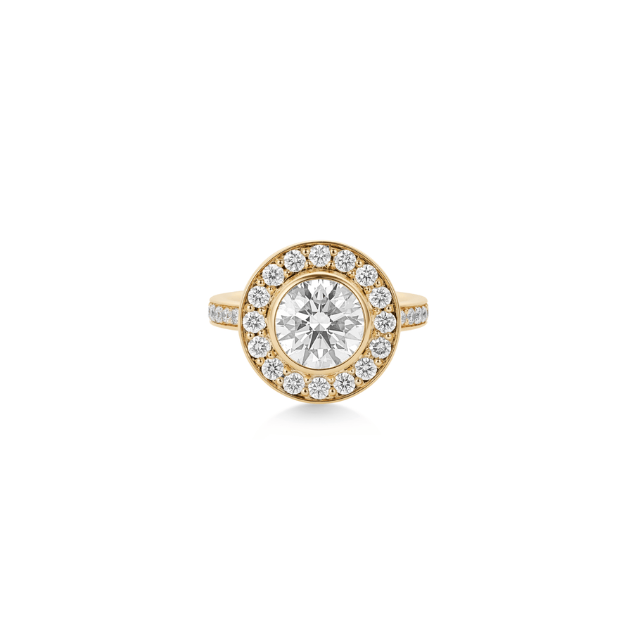 Heritage J.S. Ring F-G/VS and I/SI brilliant cut diamond