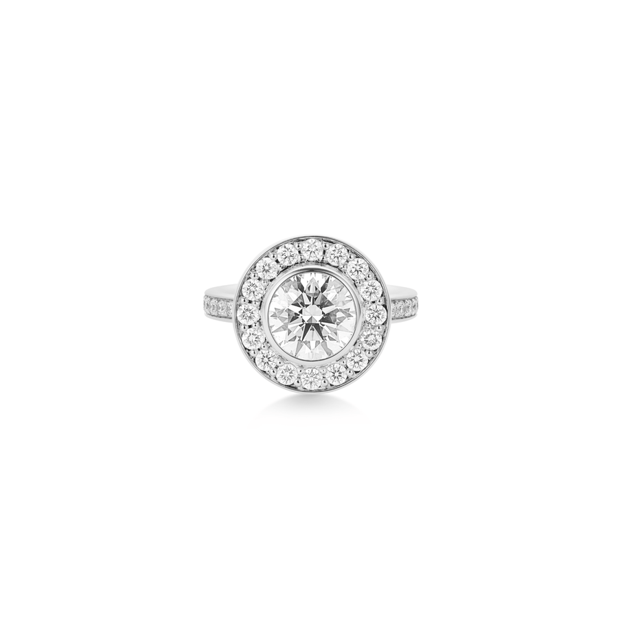Heritage J.S. Ring F-G/VS and I/SI brilliant cut diamond