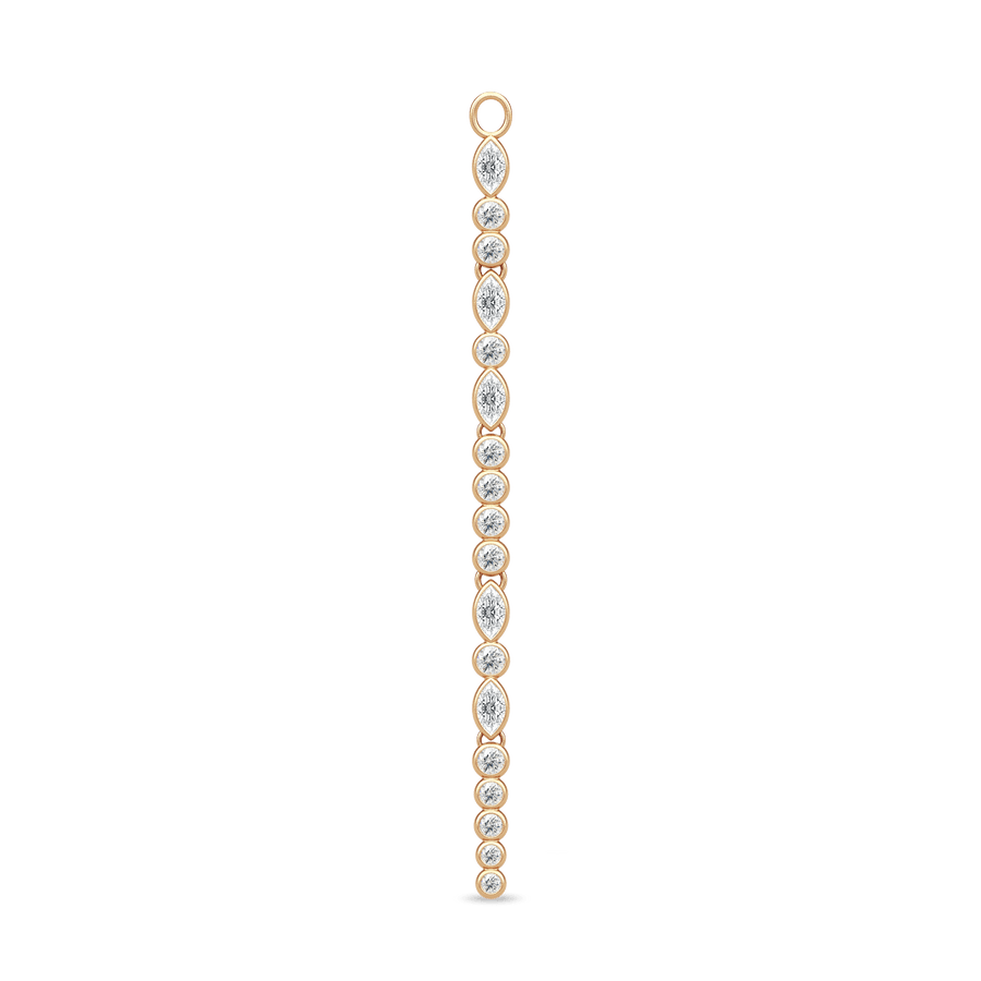 Garland Ear Pendant White Topaz