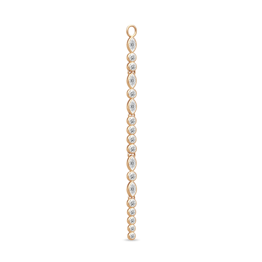 Garland Ear Pendant White Topaz