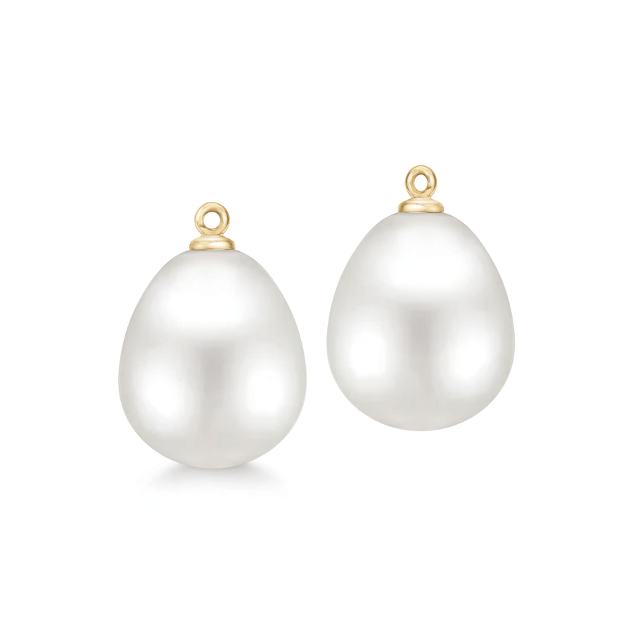 Elegance Ear Pendants Pearl Drops