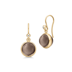 Prime Earrings Smokey Quartz