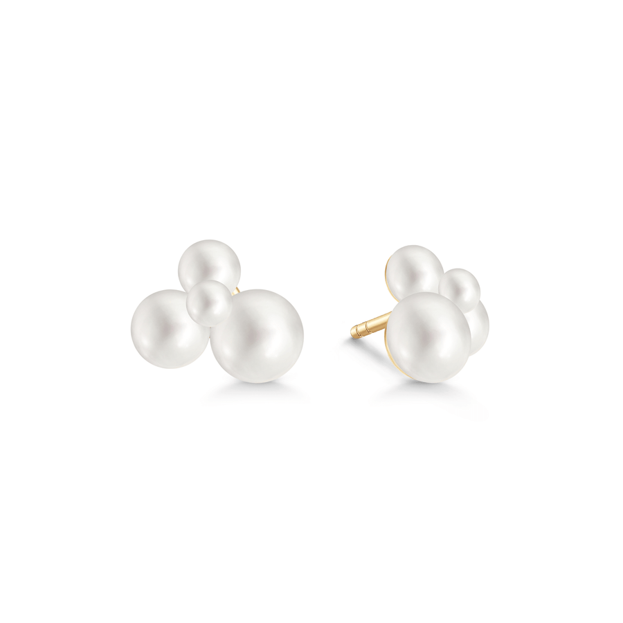 Eden Earstud White Pearl