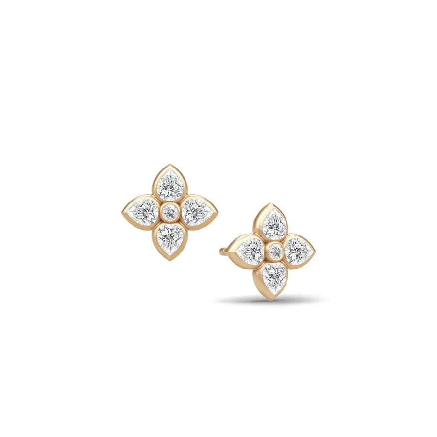 Poem Earstud White Topaz