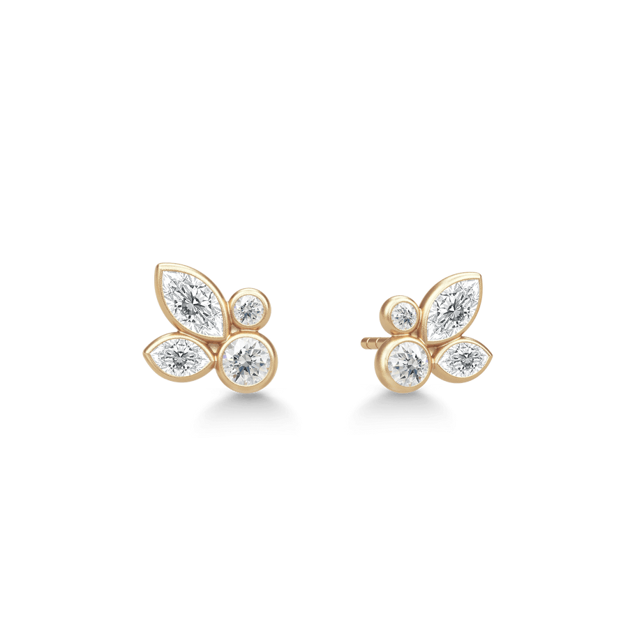 Poesy Earstud White Topaz