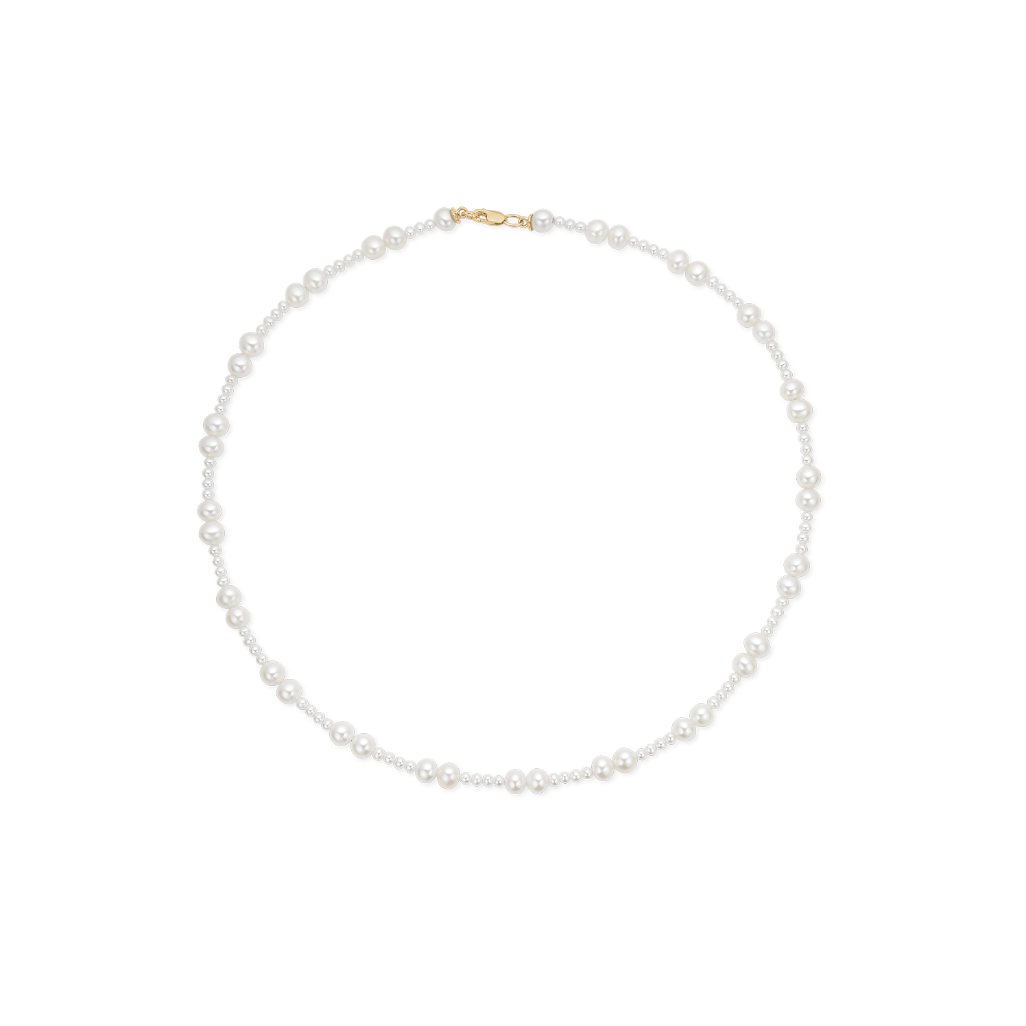 Eden Necklace White Freshwater Pearls