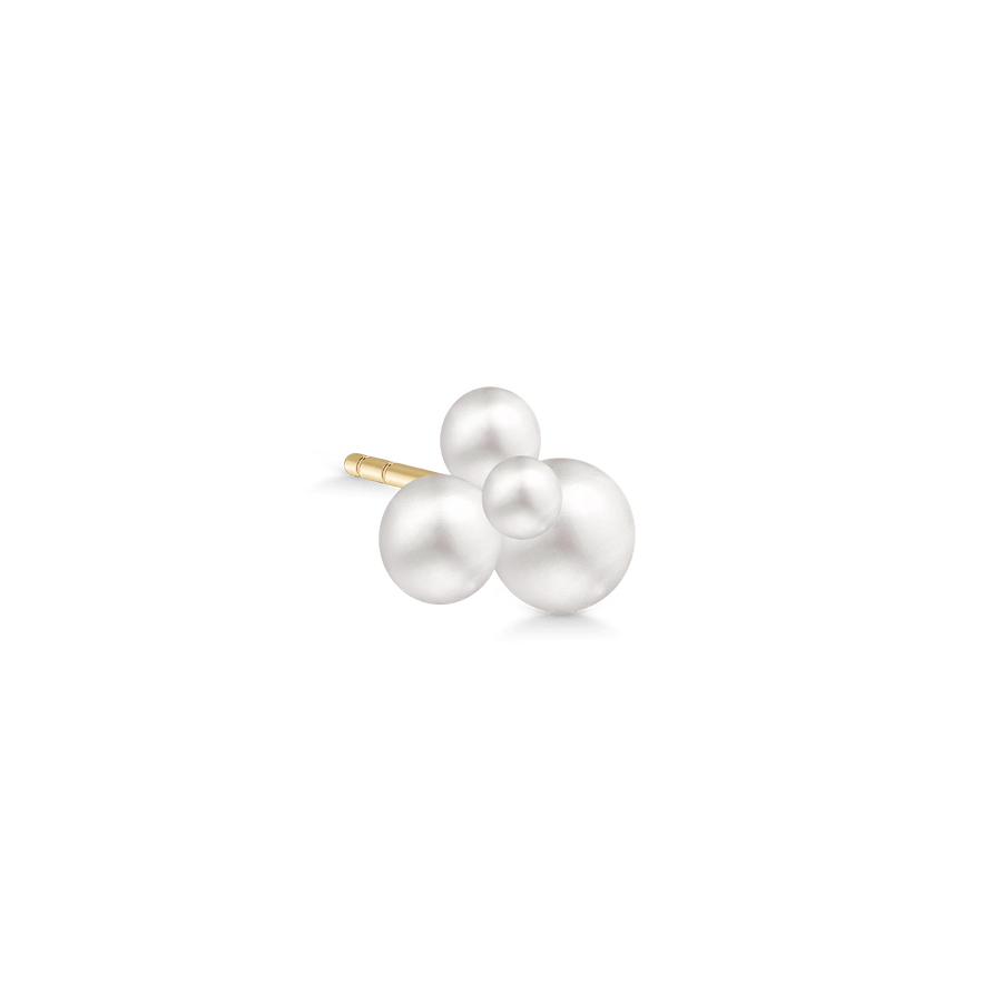 Eden Earstud White Pearl